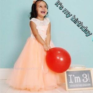 High end dress for 3 year old girl